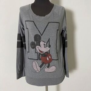 Parks sz S Cotton gray Mickey Mouse Shirt